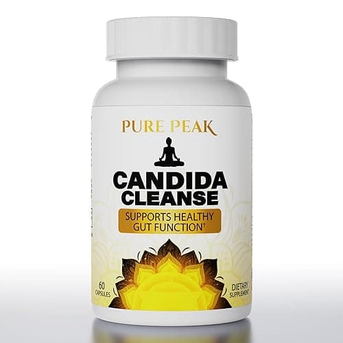 Candida Cleanse with Natural Herbs and Probiotics, Oregano Leaf, Wormwood, Black Walnut, Caprylic Acid - Image 1