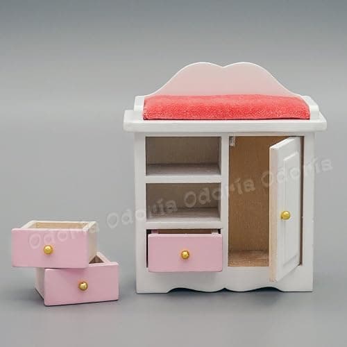 Odoria 1/12 Miniature Baby Nursery Furniture Set Dollhouse Accessories thumbnail 3