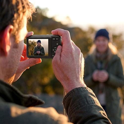 Kodak PIXPRO FZ55 Digital Camera, 16MP Compact Point & Shoot, 5X Optical Zoom, 28mm Wide Angle Lens, 1080P HD Video, Black + 64GB SD Card, Case, Selfie Stick, Mini Tripod & USB Card Reader thumbnail 4