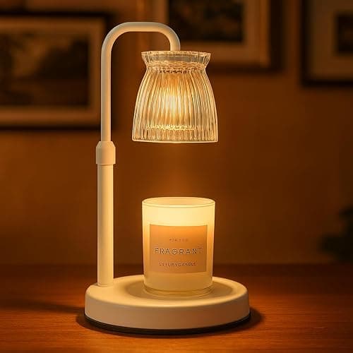Shering Candle Warmer Lamp with Timer Dimmable, Gift Box, Gifts for Her, Birthday Gifts for Women, House Warming Gift New Home Decor, Wax Melt Warmer for Scented Jar Candles thumbnail 4