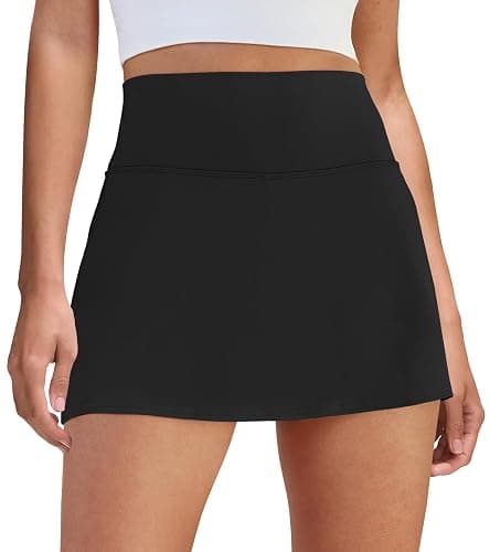 DLOODA Womens Skort Tennis Skirt with Pocket Shorts Mini Golf Skirts High Waisted Athletic Skorts Summer Workout - Image 1