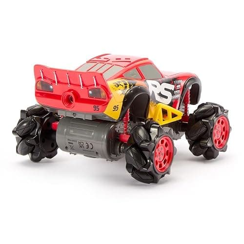 Disney Store Official Lightning McQueen Light-Up Remote Control Car - Lightning McQueen RC Car with Monster Truck Wheels, 2.4GHz Radio Controlled RC Toy with 360° Spin & Light-Up Smoke Effect thumbnail 3