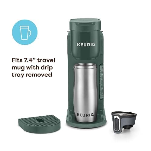 Keurig K-Express Single Serve K-Cup Pod Coffee Maker, 3 Brew Sizes, Strong Button Feature, 42oz Removable Reservoir, Evergreen thumbnail 6