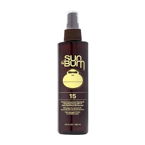 Sun Bum SPF 15 Moisturizing Tanning Oil - Vegan and Hawaii 104 Act Compliant (Octinoxate & Oxybenzone Free) - Broad Spectrum Moisturizing - UVA/UVB Protection - 8.5 oz - Image 1