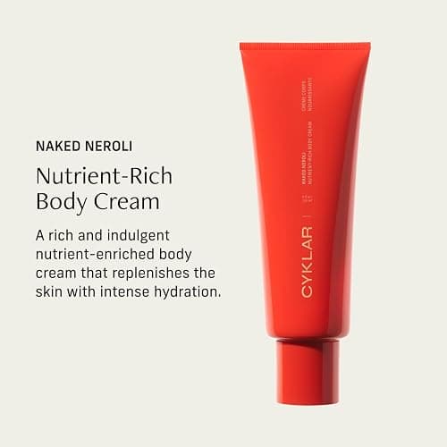 CYKLAR Nutrient Rich Body Cream. Naked Neroli Nourishing Moisturizer with Niacinamide and Banana Flower Extract. Deep Hydration, Thick Body Lotion, Dry Skin Cream for Women and Men, 8 Fl Oz thumbnail 2