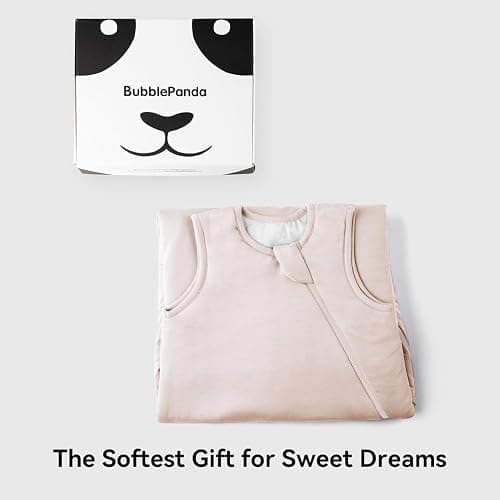 BubblePanda Rayon Made from Bamboo Sleep Sack 6-12 Months 1.0 Tog Soft Toddler Sleeping Sack for Babies 2-Way Zipper Baby Wearable Blanket thumbnail 7