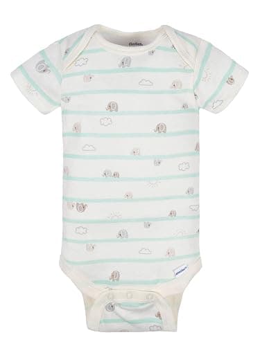 Gerber Unisex-Baby 8-pack Short Sleeve Onesies Bodysuits thumbnail 3