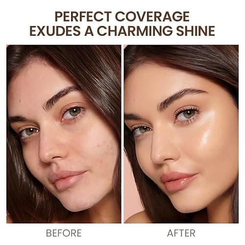 evpct Pot Concealer Full Coverage kit with Brush for Older Women, 4 Nude Shades Under Eye Color Corrector Concealer Palette for Dark Circles Mature Skin Makeup, Waterproof Foundation Color Corrector thumbnail 3