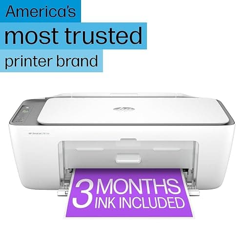 HP DeskJet 2855e Wireless All-in-One Color Inkjet Printer, Scanner, Copier, Best-for-home, 3 months of Instant Ink included, Single-band Wi-Fi connectivity (588S5A) thumbnail 4