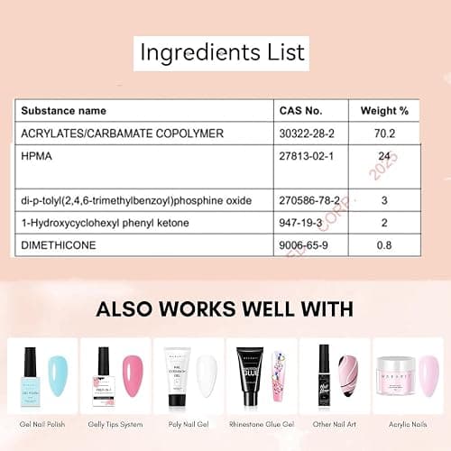 Makartt Gel Top Coat for Chrome Nail Powder - 15ml Clear No Wipe High Gloss Top Coat Gel Nail Polish Mirror Shine Long Lasting Easy Application, Soak off UV Lamp, DIY Home Salon Art Spring Design thumbnail 8
