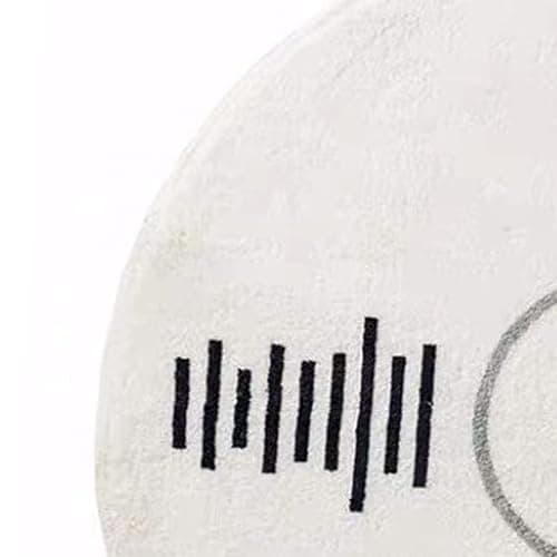 Fydun Bath Rugs for, Imitation Retro CD Disk Disc Absorbent Floor Bathroom Retro Mats Entrance Door Bathroom Non Slip Water Absorbent Mat Type 2 100x100cm (Type 2 100x100cm) thumbnail 8