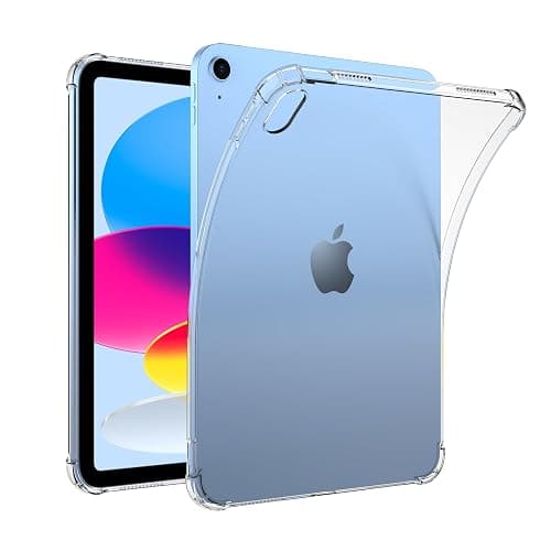 RQYJGO Clear Case for iPad (A16) 11th Generation 2025 11-inch/10th Generation 2022 10.9 inch, Transparent Four Corner airbag Anti Drop TPU Protective case a2696 a2777 A2757 A3355 A3356 - Image 1