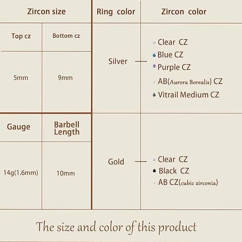 AROWRO Gold Belly Button Ring G23 Titanium Hypoallergenic 14G belly ring for Women Men Teardrop Navel Piercing Jewelry 10mm Barbell With Cubic Zircon - Gold+Teardrop Clear CZ - 14G-10mm(3/8") thumbnail 7