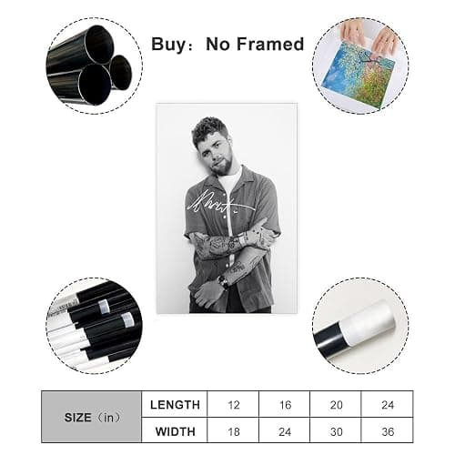 SMART COLOR Alex Warren (3) Canvas Poster Bedroom Decor Landscape Office Room Decor Gift 12x18inch(30x45cm) thumbnail 2