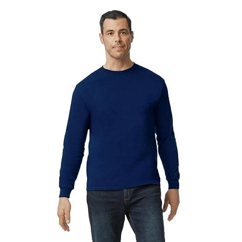 Gildan Adult Heavy Cotton Long Sleeve T-Shirt, Style G5400, 2-Pack thumbnail 2