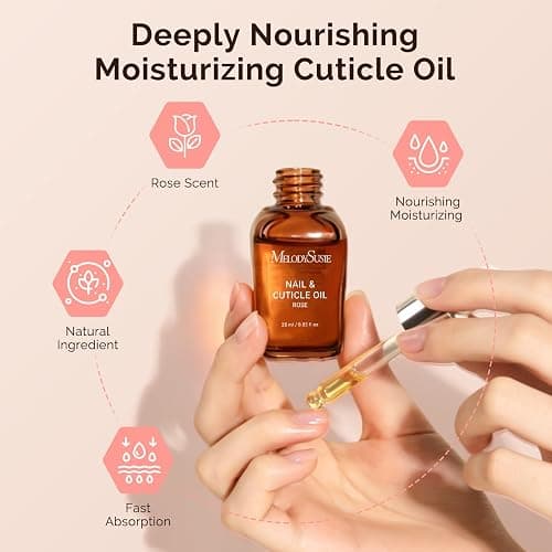 MelodySusie 25ML Cuticle Care Kit - Cuticle Oil and Cuticle Remover 2PCS | Cuticle Nourishes and Softener, Promotes Nail Growth and Strength for Home and Salon Use thumbnail 5