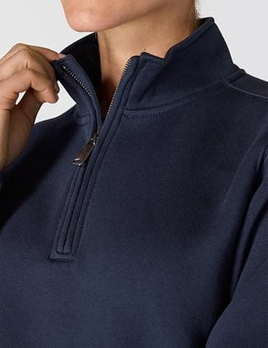 Carhartt Women's Relaxed Fit Midweight Quarter-Zip Mock-Neck Sweatshirt thumbnail 5