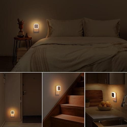 Sujeet Night Light, Night Lights Plug into Wall 8-Pack, Nightlight Plug in Night Light, Dusk to Dawn Night Lamp Led (Warm White) thumbnail 7