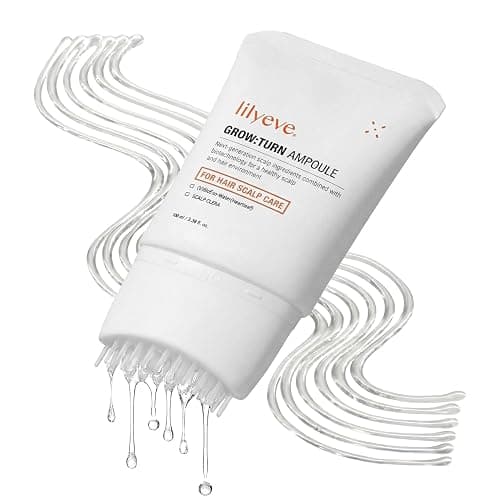 lilyeve GROWTURN Hair Growth Serum with Built-in Brush, Heartleaf-Derived Exosomes to Revitalize, Scalp Massager, Korean Hair Care, 3.38 fl. oz. - Image 1