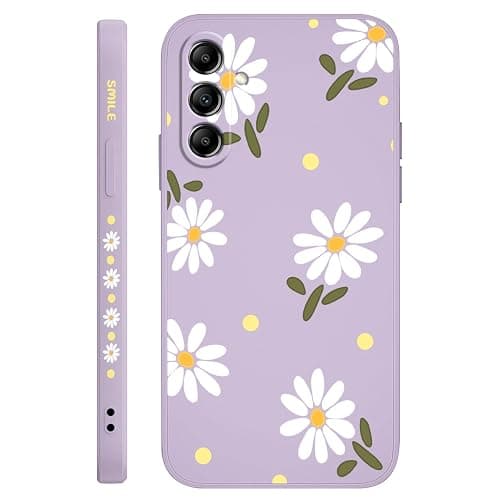 LEECG for Samsung Galaxy A16 5G Case Slim Soft Liquid Silicone Protective Phone Cover for Samsung A16 5G 6.7 inch, Daisy Purple thumbnail 8