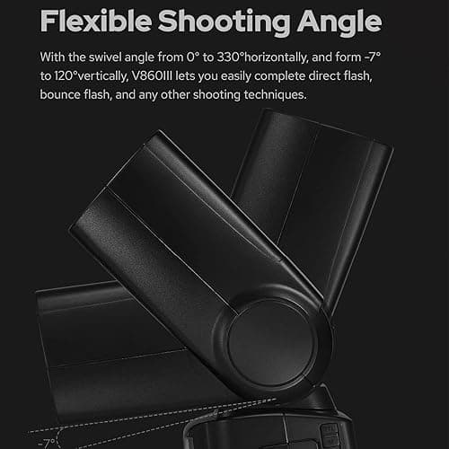 Godox V860III-C Camera Flash for Canon Camera Flash Speedlite Speedlight Light,2.4G HSS 1/8000s,480 Full-Power Flashes,7.2V/2600mAh Li-ion Battery,0.01-1.5s Recycle Time,10 Levels LED Modeling Lamp - Godox V860III-C Flash for Canon Cameras thumbnail 8