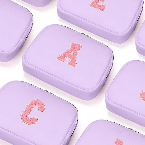 mibasies Initial Fanny Pack for Girls, Birthday Gifts for 4 5 6 7 8 9 10 11 12 13 Teen Girl - Cute Personalized Trend Stuff - Lavender J thumbnail 8