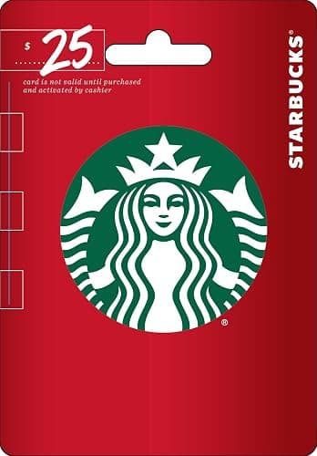 Starbucks Holiday Gift Card $25 - Image 1