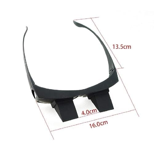 Valuu Lazy Glasses Bed Prism Glasses Spectacles Horizontal High Definition Glasses Prism Periscope Lie Down Eyeglasses for Reading and Watch TV in Bed Unisex thumbnail 8