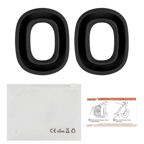 SOULWIT Anti-Transpiration Coussinets en Silicone pour Air-Pods Max, Ajustement Confortable pour Exercices en Salle de Sport, Faciles à Nettoyer, Aucune Perte de Qualité Sonore thumbnail 8