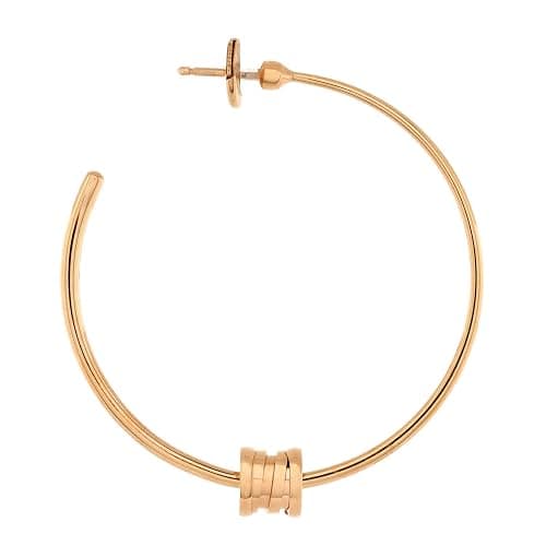 Bvlgari, Pre-Loved B.Zero Hoop Earrings 18K Rose Gold Large, Rose Gold thumbnail 2