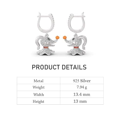 Jeulia 1 Carat Zero Necklace for Women Men 925 Sterling Silver White Diamond Pendant Necklace Halloween Jewelry Romantic Jewelry Gift for Her X-mas Festival Birthday Gift thumbnail 7