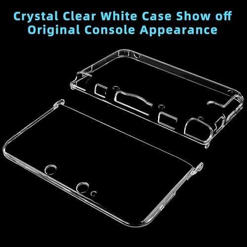 OSTENT Protection Clear Crystal Hard Guard Case Cover Skin Shell pour Nintendo 3DS XL / 3DS LL Couleur Blanc Clair thumbnail 7