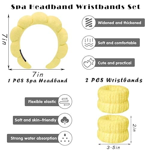 Skincare Headband/Wristbands Set thumbnail 2