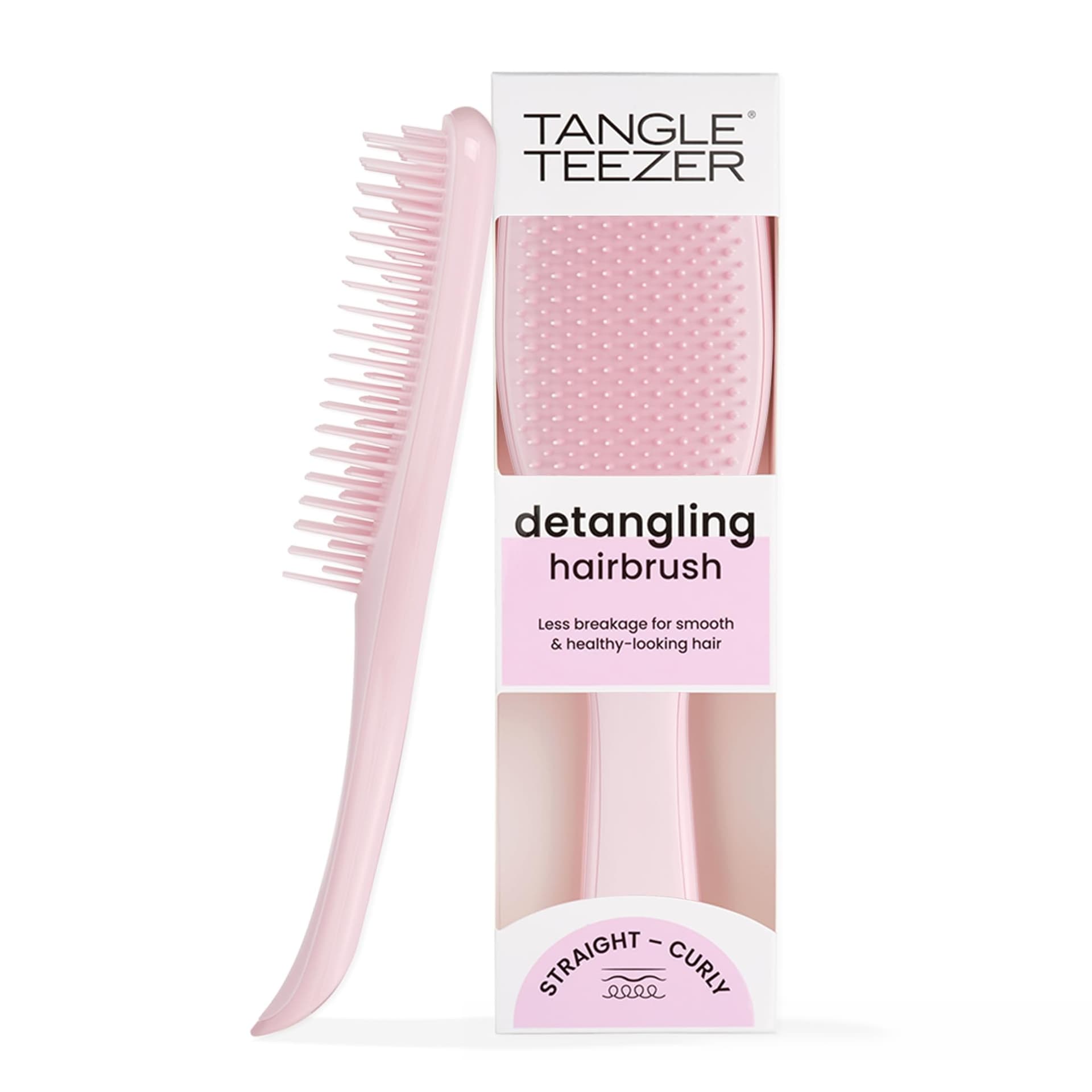 Tangle Teezer Wet Detangler Hairbrush - Millennial Pink - Image 1