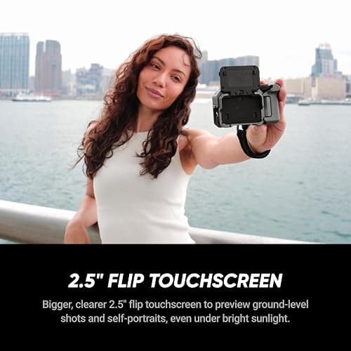 Insta360 Ace Pro 2 Xplorer Bundle Dual Battery- 8K Waterproof Action Camera Co-Engineered with Leica, 1/1.3" Sensor, Dual AI Chip, Leading Low Light, Superior Audio, Flip Screen & AI Editing for Vlogs thumbnail 7