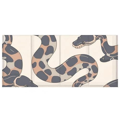 voucong Ball Python Minimalist Acrylic Pencil Holders 4 Compartments Transparent Plastic Crayon Organizer for SchoolStorage thumbnail 4