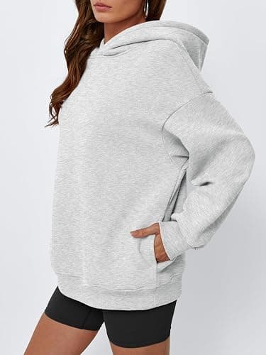 EFAN Womens Oversized Hoodies Fleece Hooded Sweatshirts Fall Fashion Outfits 2025 Cute Clothes with Pockets thumbnail 3