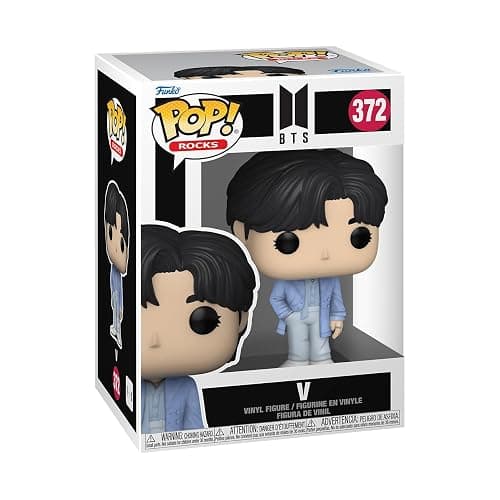 Funko Pop! Rocks: BTS - V - Vinyl-Sammelfigur - Geschenkidee - Offizielle Handelswaren - Spielzeug Für Kinder und Erwachsene - Music Fans - Modellfigur Für Sammler und Display - Image 1