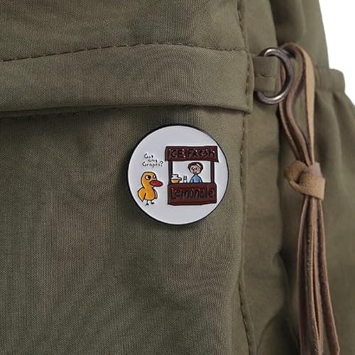 Got Any Grapes? Fashionable and Functional Metal Pin for the Meme video "The Duck Song" Unisex thumbnail 5