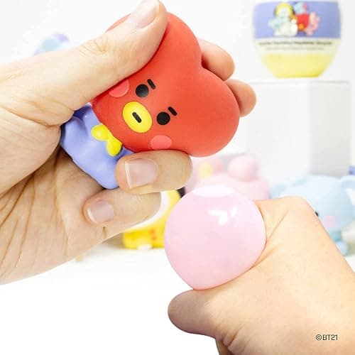 Hamee LINE Friends BT21 (Baby) [Surprise Capsule Series] Cute Water Filled Squishy Toy [Birthday Gift Bags, Party Favors, Gift Basket Filler, Stress Relief Toys] - 1 Pc. (Mystery - Blind Capsule) thumbnail 8