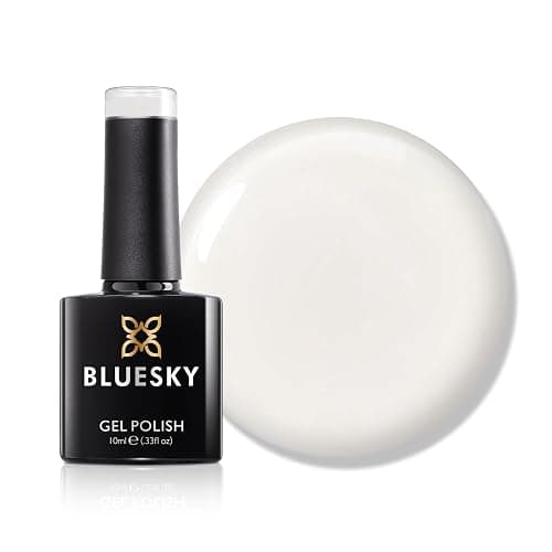 Bluesky Jelly Gel Nail Polish 10ml, Oxygen Mochi - CHU01, Sheer White Gel Nail Polish for 21 Day Manicure, Requires Curing Under LED UV Nail Lamp - Image 1