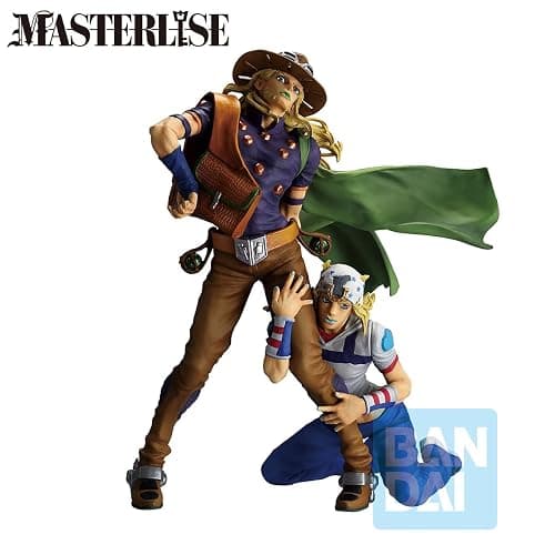 Ichibansho Figure - JoJo's Bizarre Adventure - Johnny Joestar & Gyro Zeppeli (The Gathering of Stars) Masterlise Collectible Statue thumbnail 2