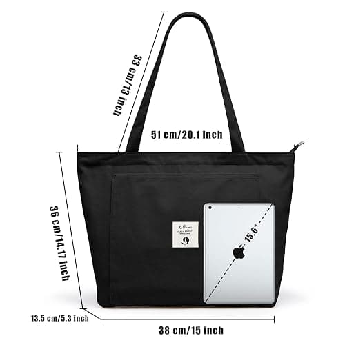 WLLWOO WLLWOO Yoga Bags for Women with Yoga Mats Bags Carrier Carryall Canvas Tote for Pilates Shoulder for Travel Office Beach Workout thumbnail 3