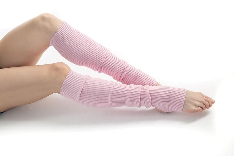 SERICI Leg Warmers & Socks for Women's Dance & Yoga - Open Toe & Heel - Eighty's 80s Ribbed Party & Sports Socks thumbnail 8