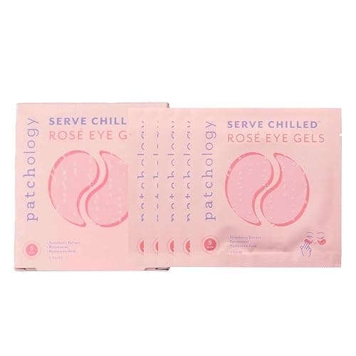 Patchology Serve Chilled Rosé Hydrating Under Eye Patches – Hyaluronic Acid & Antioxidant-Infused Eye Masks to Reduce Dark Circles, Puffiness & Fine Lines - Ideal Skincare Essentials (5 Pairs) thumbnail 8