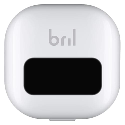 Bril UV-C Toothbrush Sanitizer, Portable Cleaner, Travel Cover, Magnetic Holder, and Rechargeable Case for Any Size Toothbrush, White thumbnail 8