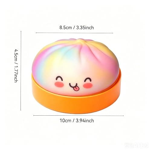 Sherbert Dumpling Mystery Squishy Stress Relief Squeeze Party Favor Gifts | Cute Squeeze Balls Stress Relief Sensory for Holiday Birthday Party Favor Halloween Christmas Gifts thumbnail 3