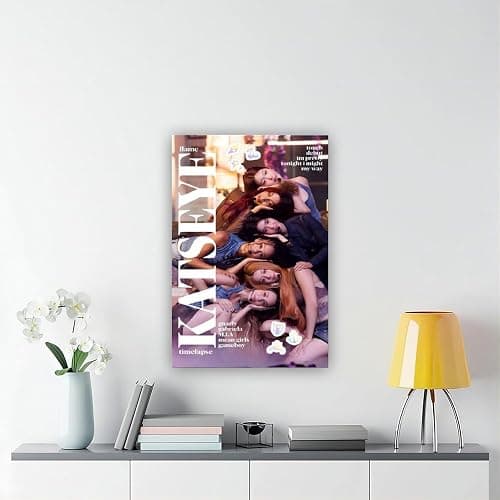 KATSEYE (9) Canvas Poster Bedroom Decor Sports Landscape Office Room Decor Gift Frame-style 12x18inch(30x45cm) thumbnail 6
