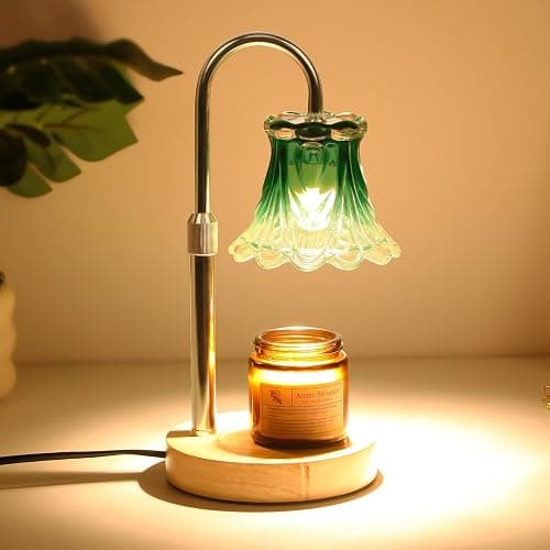 GEEZO Fragrance Candle Warmer Lamp,Electric Candle Warmer with Timer & Dimmer,Mom Christmas Birthday Gifts for Women, House Warming Gifts New Home Bedroom Decor - Image 1