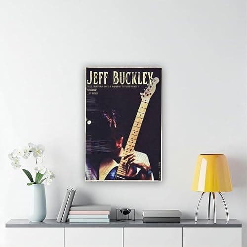 SMART COLOR Jeff Buckleys Fan Art10 Canvas Poster Bedroom Decor Landscape Office Room Decor Gift 12" L X 18" W thumbnail 6